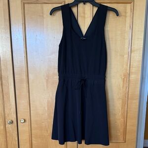 New ATHLETA XS Black racer back sports dress with pockets 🍀🍀